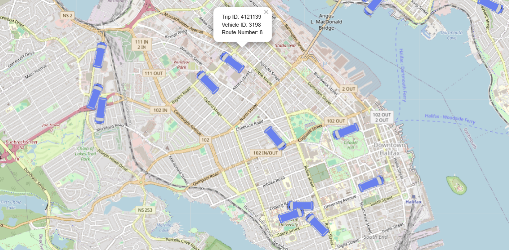 Halifax Transit Tracker